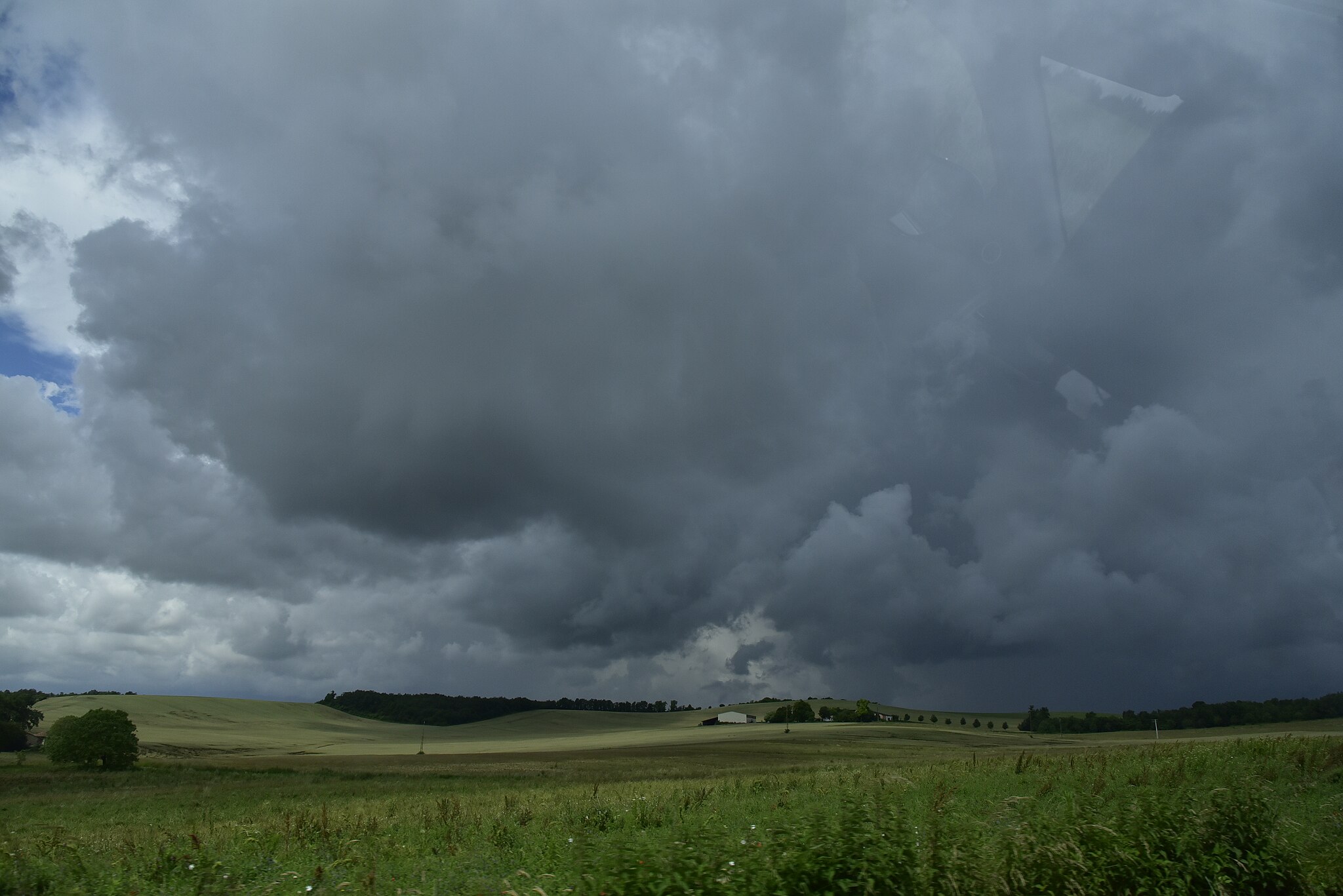 ciel orageux en Belgique